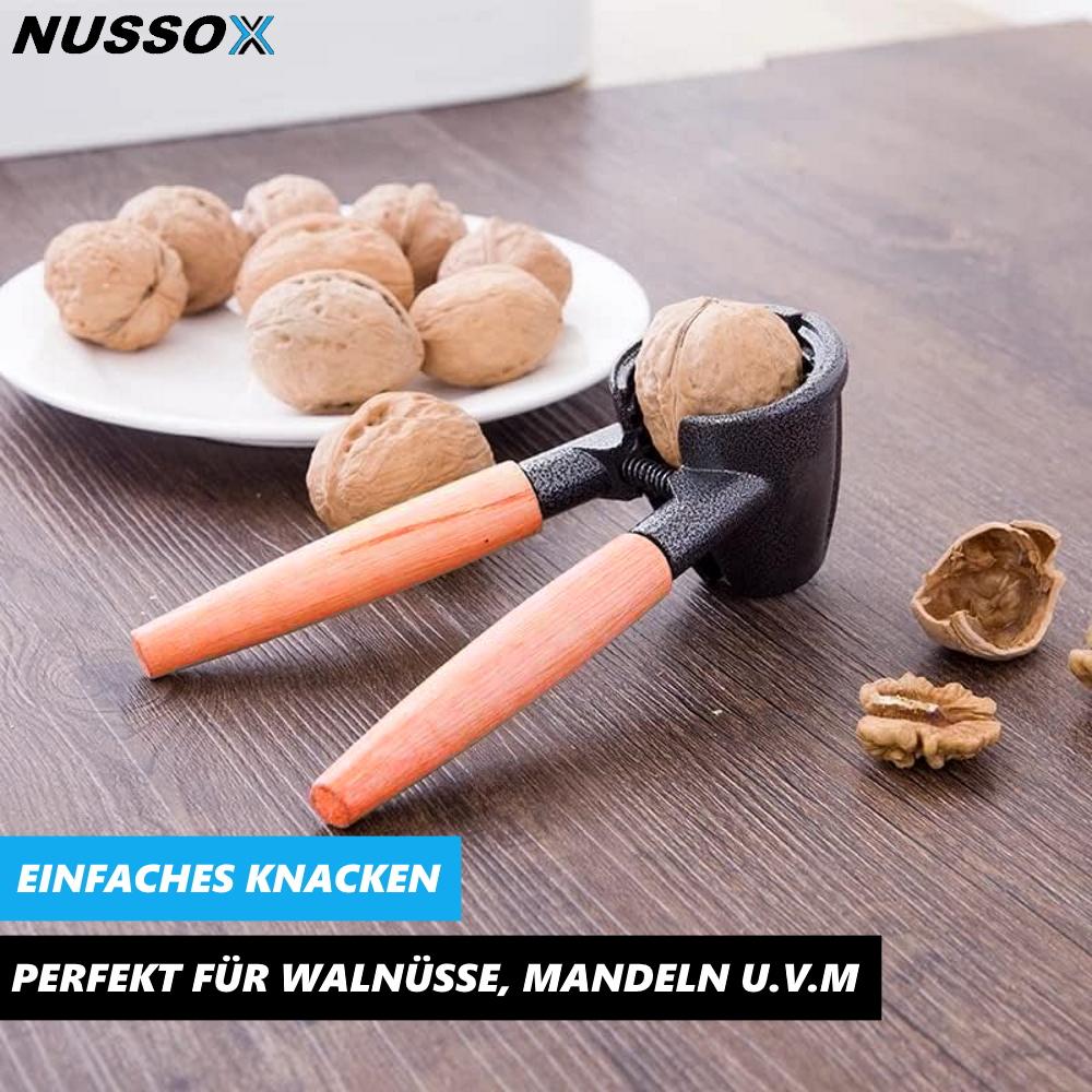 NUSSOX Nutcracker Nut Breaker Nut Opener Nut Tongs Walnuts Hazelnut Wooden Handle