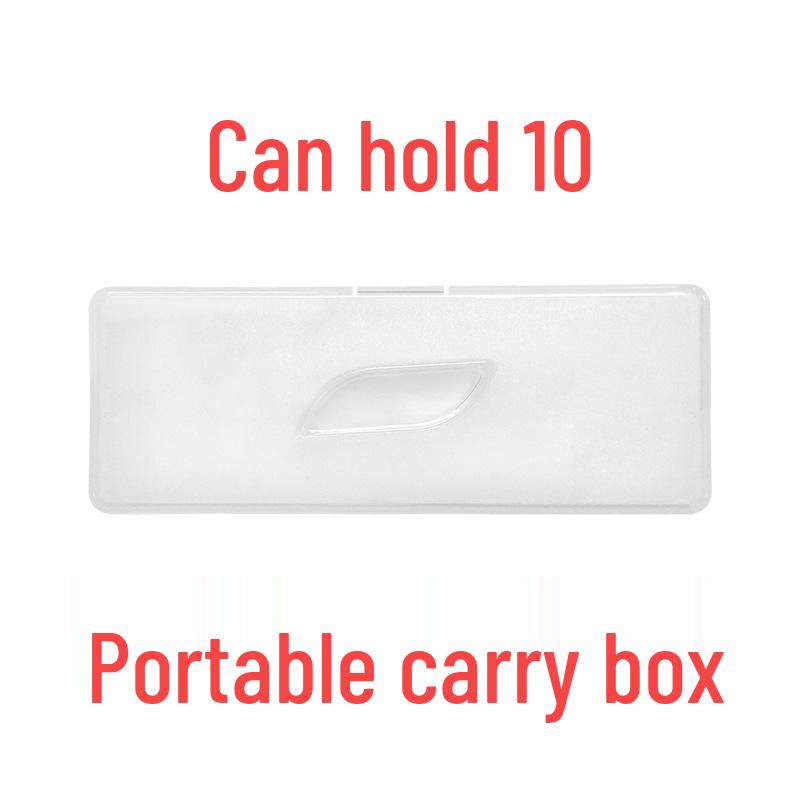 

Portable Travel Floss Box: 10 Disposable Picks for On-the-Go Use