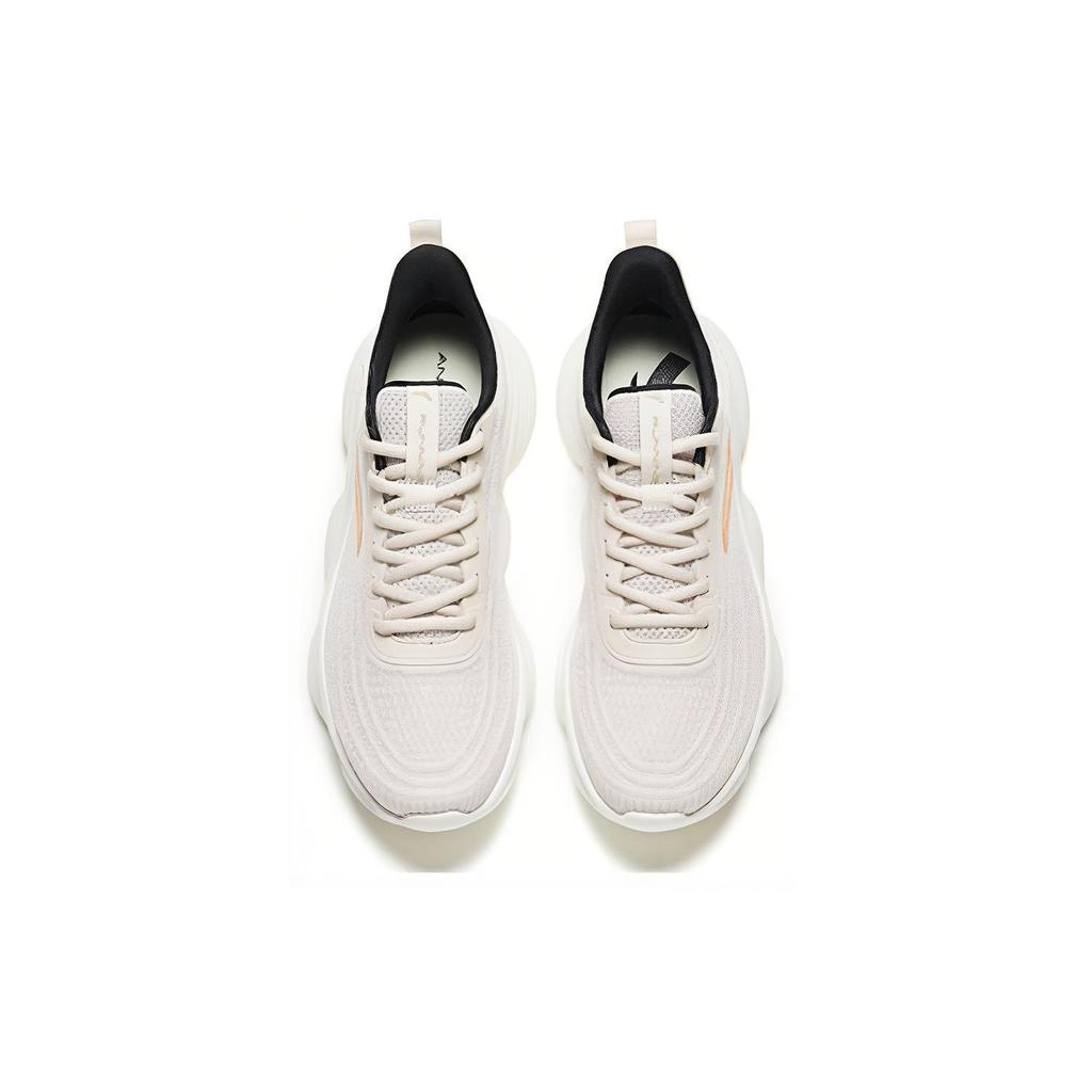 Anta Urban Wandering Run Fabric Abrasion Resistant Breathable Low top Running Shoes Men's Mud Gray 912335572-4