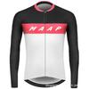 MAAP Maglia da Ciclismo Uomo Donna Manica Lunga Strada Mountain Bike Abbigliamento Performance Traspirante Fibra di Bambù