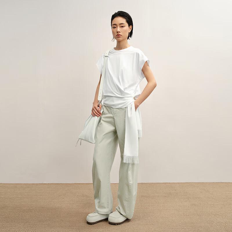 Less 2025 Autumn Cotton Suit Trousers