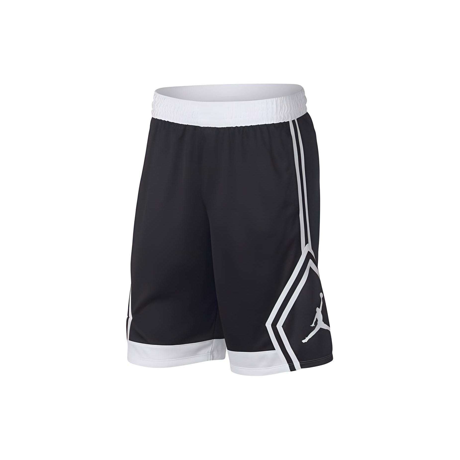 Jordan Basketball Shorts Men s Black Moderate Straight Fit Pants 887438-013 M