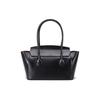 Magnetic Closure Leather Handbag Women Handbags Black SANDAH-570