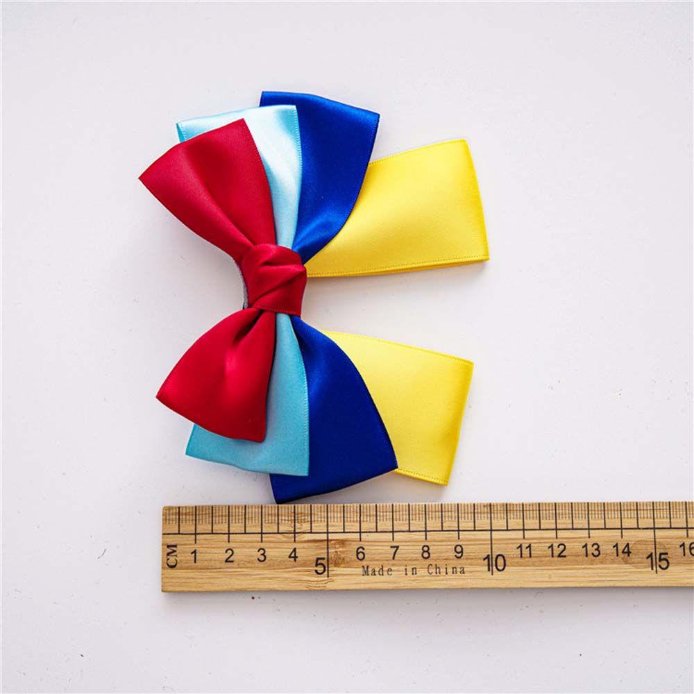 Nieuwe Prinses Patchwork Strik Haarclips Dames Haarklemmen met Strikjes Barrettes Meisjes Haarklemmen Haarclips Hoofddeksels Mode Haaraccessoires