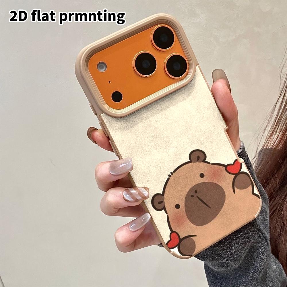 Phone Case: 2D Flat Lambskin Suitable for iPhone 18, 17, 16, 15, 14, 13 Pro Film Protection Case,favorite Porpoise, Christmas and Halloween Gift