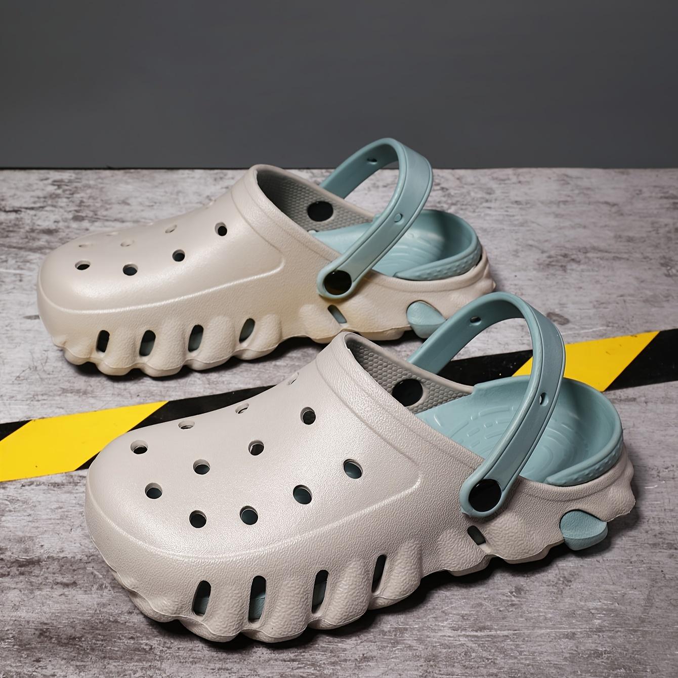 Удобные мужские сабо-слипоны на мягкой подошве для прогулок активного отдыха и пляжные сандалии 45 серый 1680₽