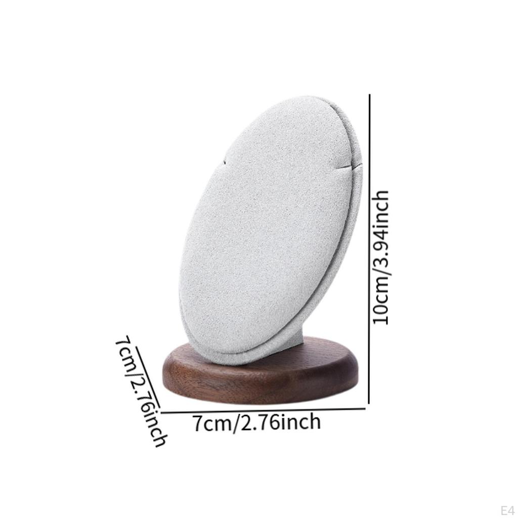 Schmuck- und Ketten-Präsentationsständer mit Holzsockel für Ketten-Messen