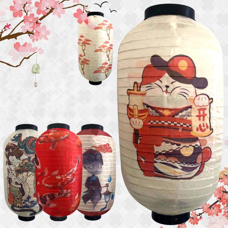 Waterproof Printing Japanese Style Hanging Lantern Diy Restaurant Bar Hotel Festival Decoration Wedding Party Christmas Decor