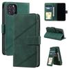 Suitable for iPhone13 mobile phone leather case 12Pro retro matte retro nine-card wallet case XsMax
