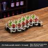 Glass Shot Cups Set with Stand Whiskey Cocktail Bomber Shot Glasses for Party Bar