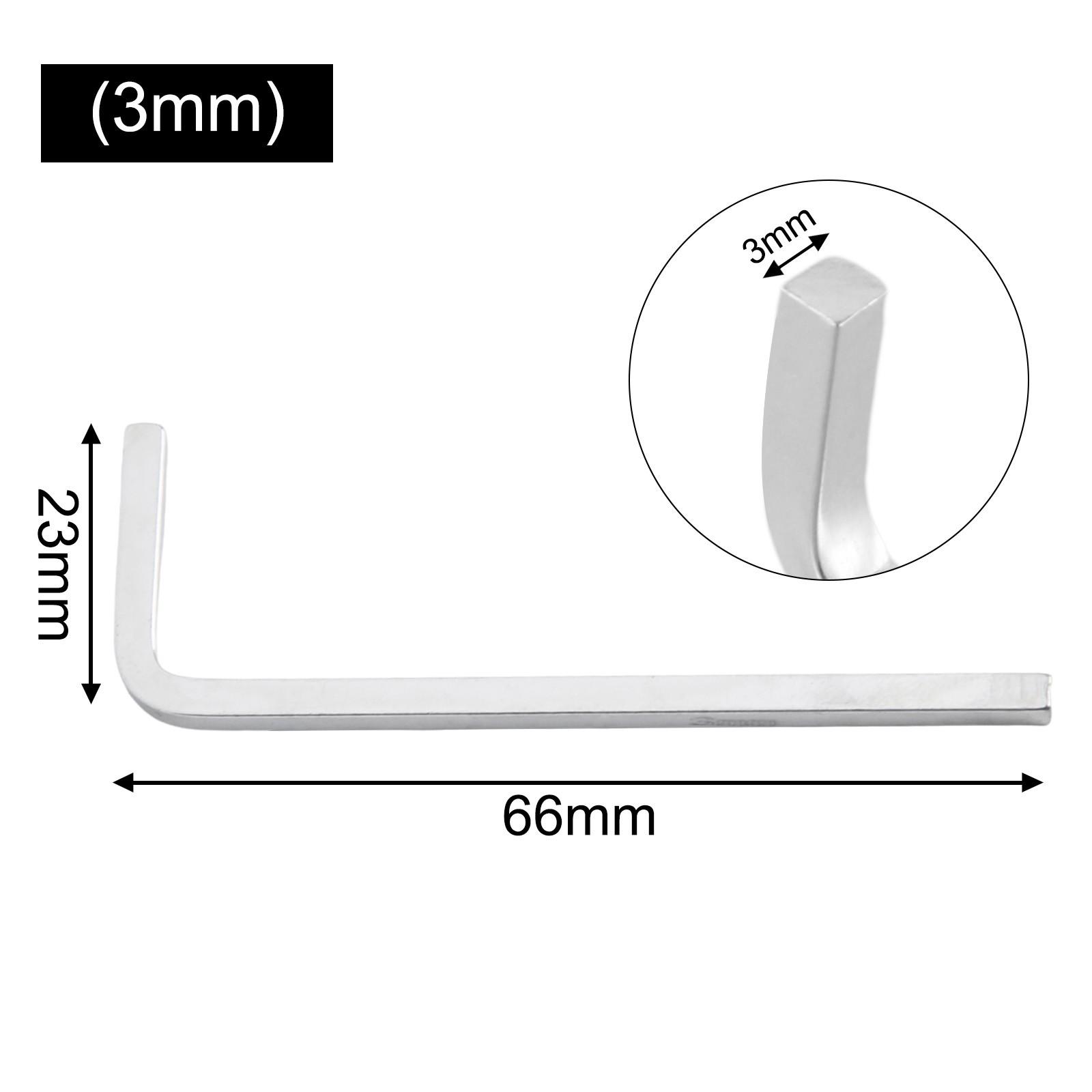 

L Shape Square Wrench Chromium Vanadium Steel Square Head 3mm