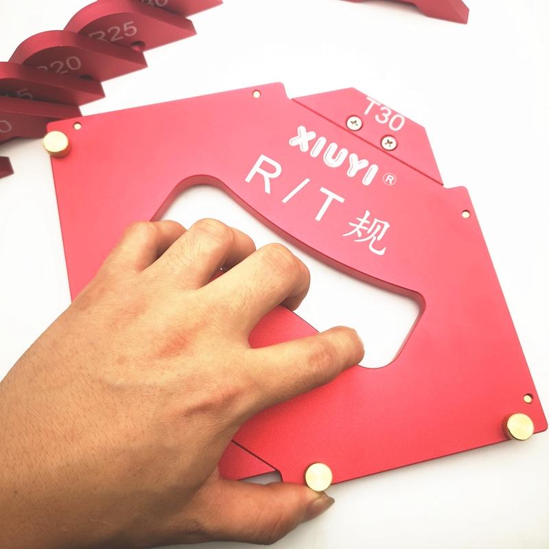 Trimming Machine R Rounded Beveled Template Router Table Corner Jig Radius Chamfer Profile Template Kit Woodworking Tools