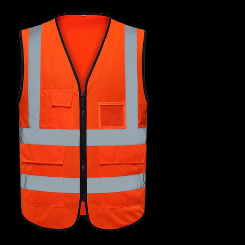 Multi-pocket Reflective Safety Vest XS-2XL
