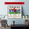 Lamin Yamal Customize Text Diamond Painting Round Diamond Mosaic Suitable For Beginners Diamond Painting Rhinestones Gift Frameless