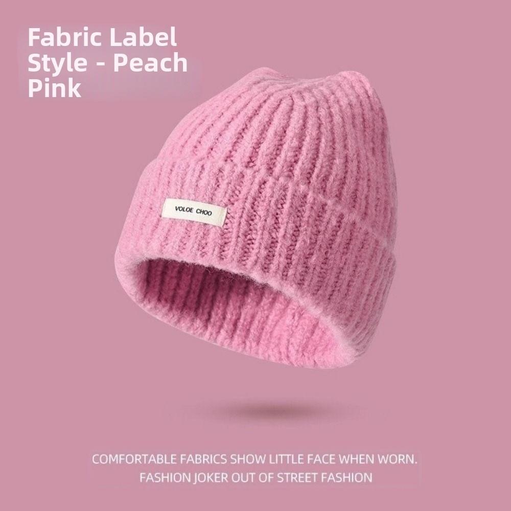 Keep Warm Winter Autumn Hats Solid Color Female Beanie Caps For Women/Men/Students