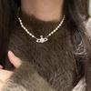 Empress Dowager Saturn Pearl Necklace: Fashionable Retro Light Luxury Clavicle Chain