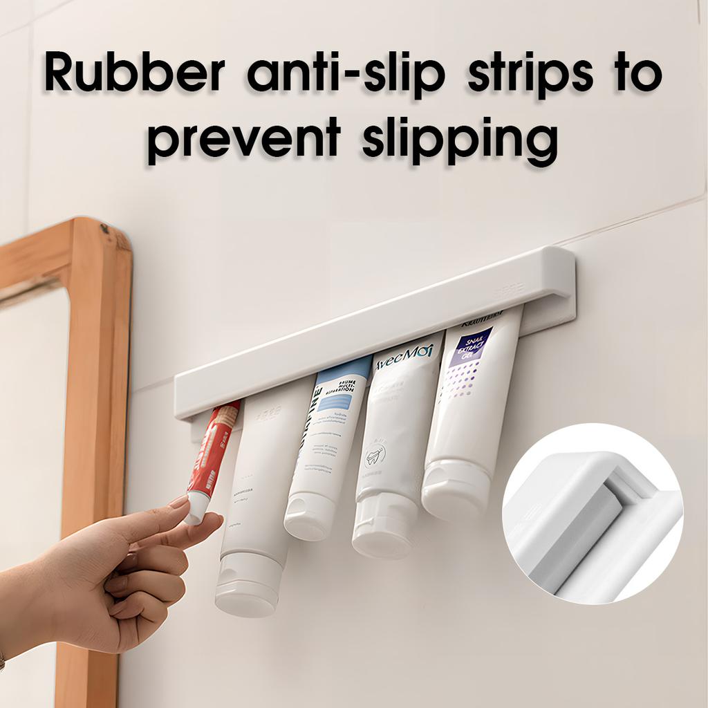 Toothpaste Storage Rack, Squeezing Artifact, Facial Cleanser, No Punching, Home Bathroom, Bathroom Wall Clip