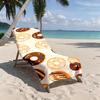 Donut Print Beach Towel Quick Dry Soft Lightweight for Pool Party Swimming Surfing Diving Outdoor Birthday Gift Unisex