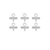 12pack Multipurpose Awnings Rail End Caps Heavy Type Stainless Steel Camping Tent Mounting Hardware