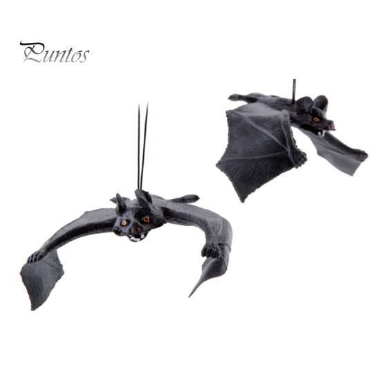 Halloween Artificial Funny Pendant Simulation Bat Haunted House Party Trick Toy