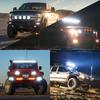 Car LED Work Light Combo Beam 3030 SMD 87 Watts Super Bright Flood Spot 6500K DC 12-24 Volts Spotlights Truck 4x4 4WD