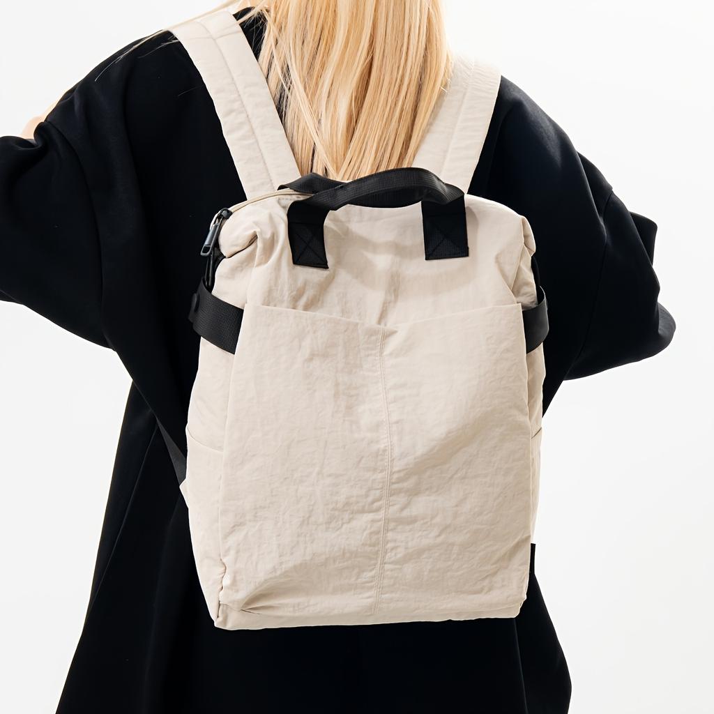 Stylish And Casual Unisex Backpack with a Large Capacity And Multiple Pockets, Zipper Closure Laptop Compartment, Suitable for Commuting