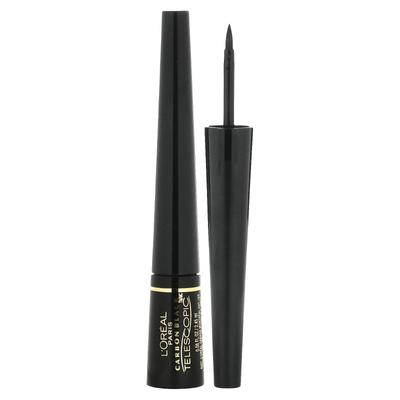 L'Oréal, Telescopic, Control Tip Liquid Eyeliner, 835 Carbon Black, 2.45 Ml (0.08 Fl Oz)