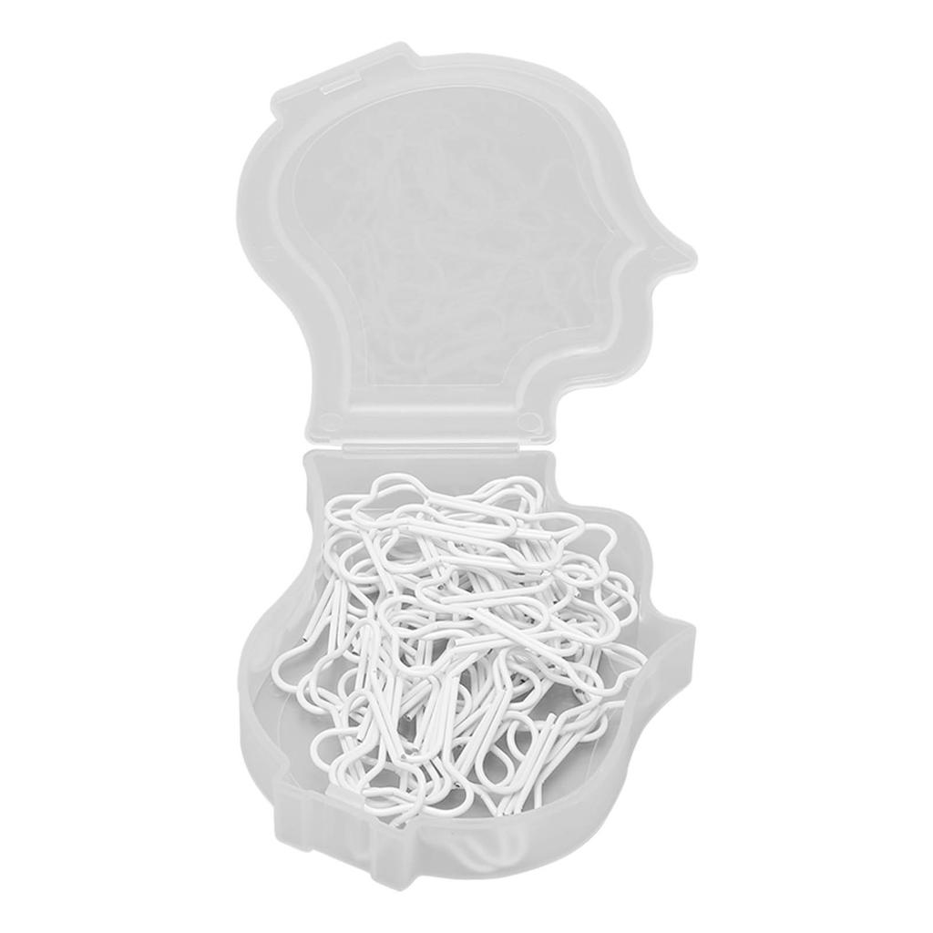 30 Stück Ausgefallene Büroklammern Knochenform Kunststoffüberzogener Draht Mehrzweck Niedliche Büroklammern für Notizbuch S