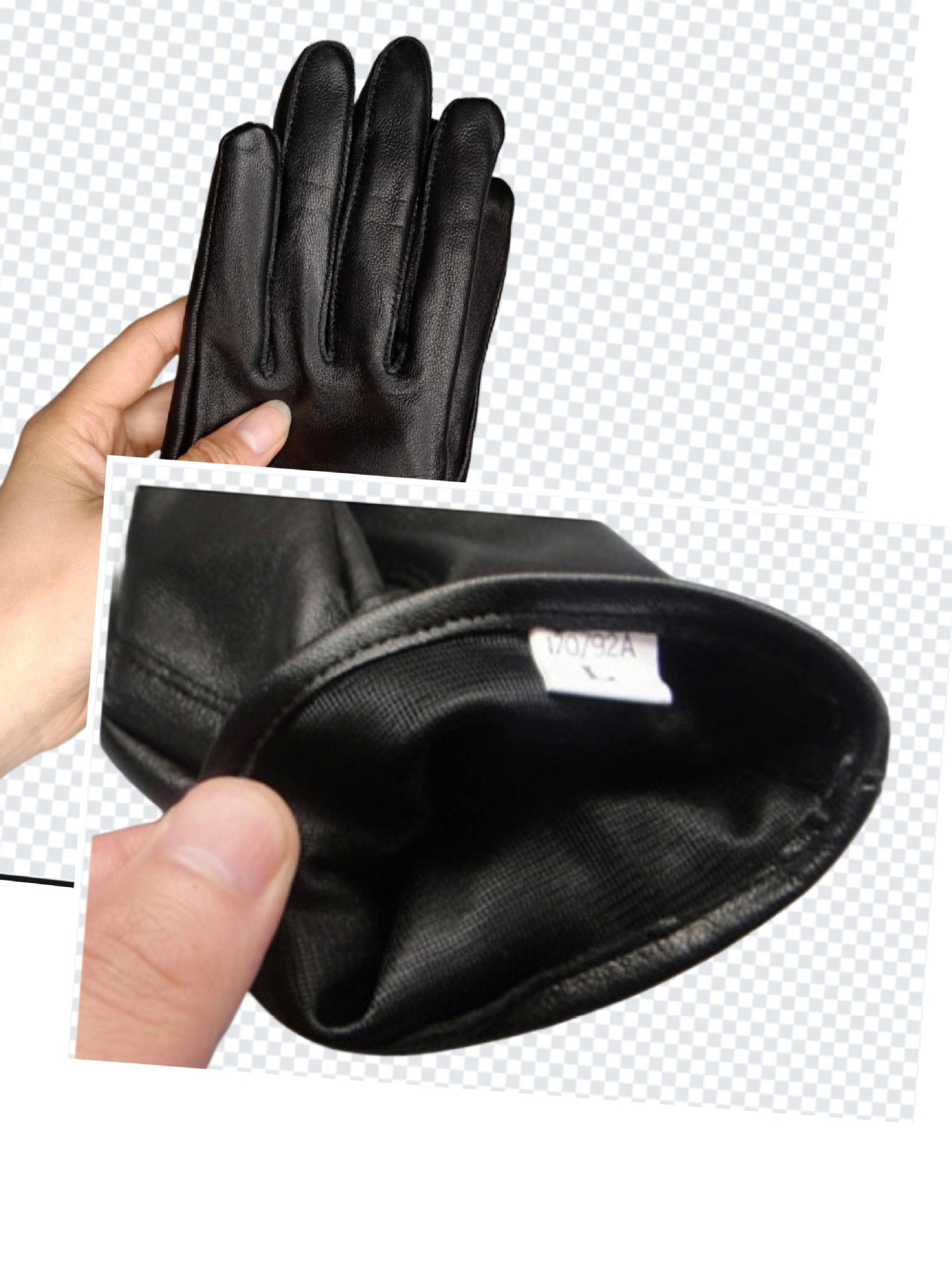 

Женские зимние перчатки из натуральной кожи: Теплая овчина с флисовой подкладкой One Size