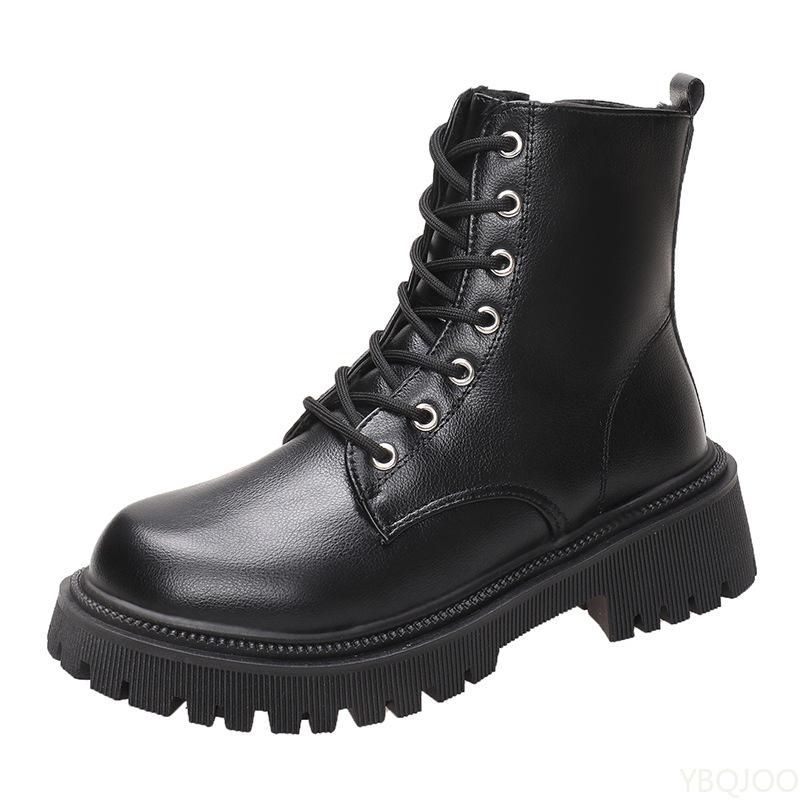 Women's Autumn Winter New Style Cold Resistant Thick Fashion Thick Soled Boots Simple Comfortable Wear-resistant Short Boots