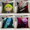 Wild DDAN DA DANS Cushion Cover Breathable and Skinfriendly Linen Pillowcase Square Removable and Washable Cushion
