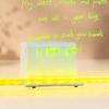 Light Up Drawing Board for Kids Transparent Acrylic Writing Pad with 12-color Pens and Adjustable Fold Stand Dry Erase Light Up
