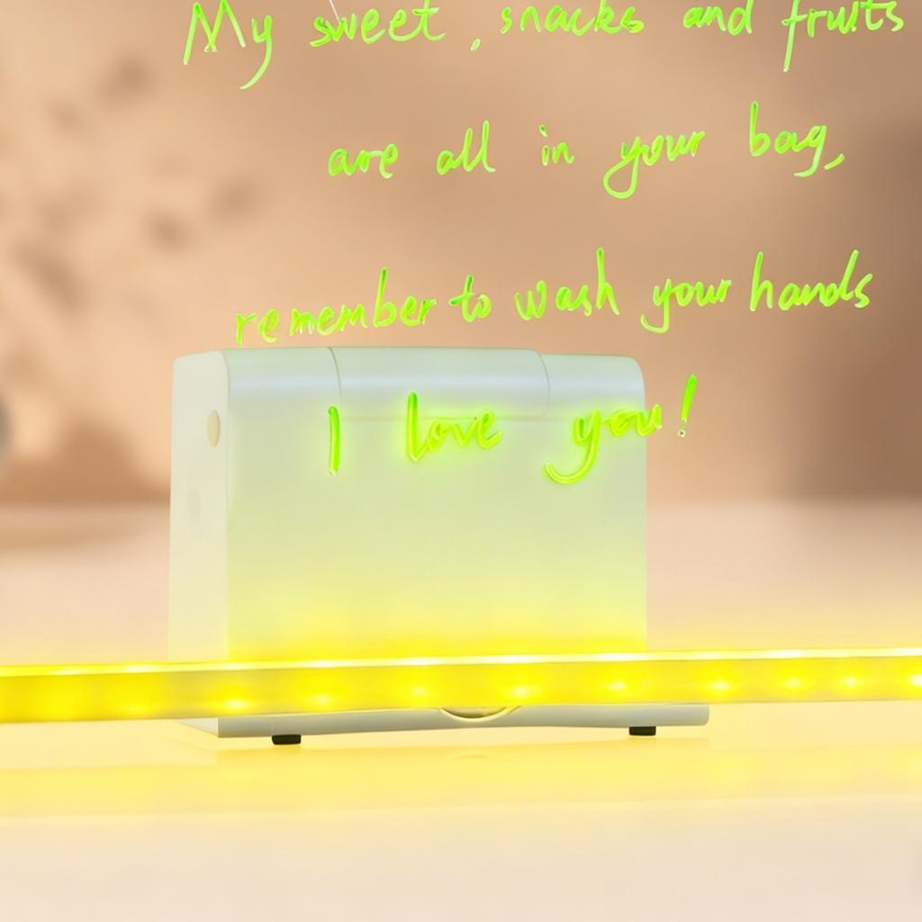 Light Up Drawing Board for Kids Transparent Acrylic Writing Pad with 12-color Pens and Adjustable Fold Stand Dry Erase Light Up