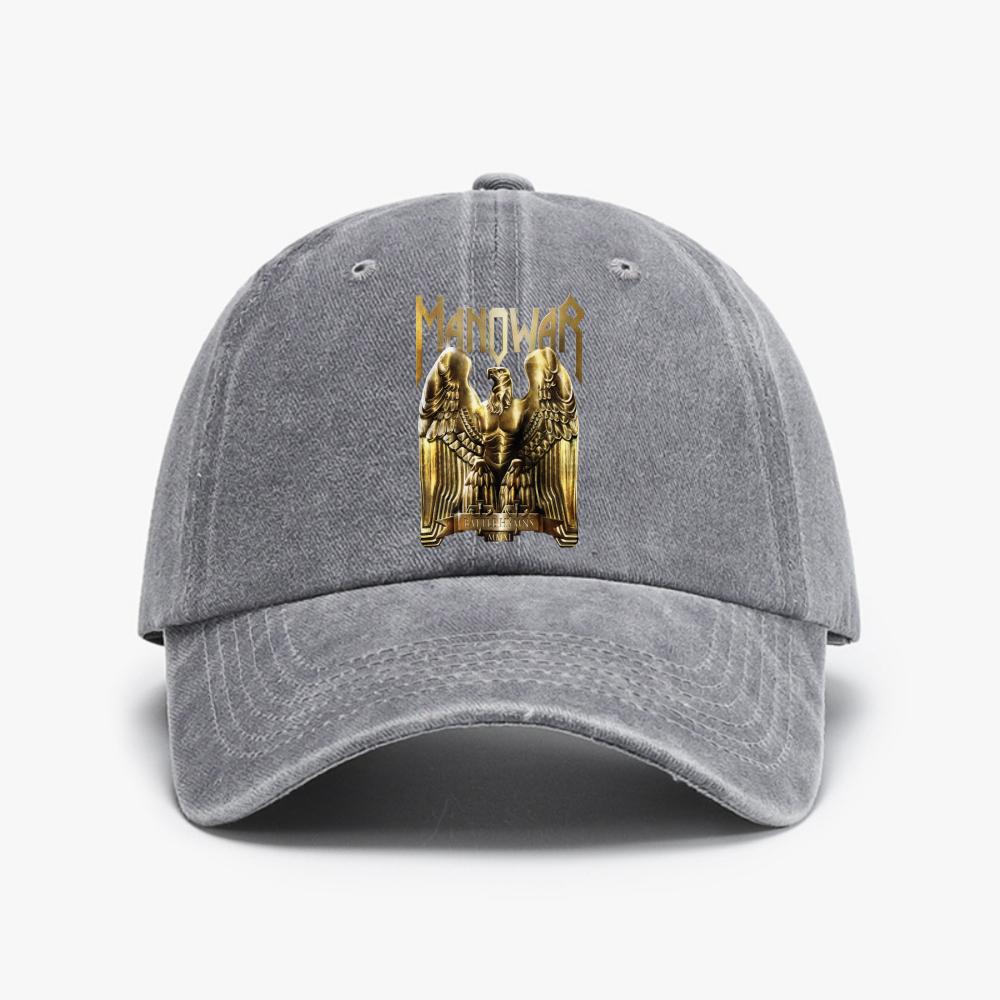 

King Diamond print baseball cap fashion Vintage Washed Denim Hat outdoor sports casual adjustable hats Adjustable