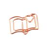 Open Book Shape Paper Clip Marking Document Photo Organizing Clip Metal Offic NE