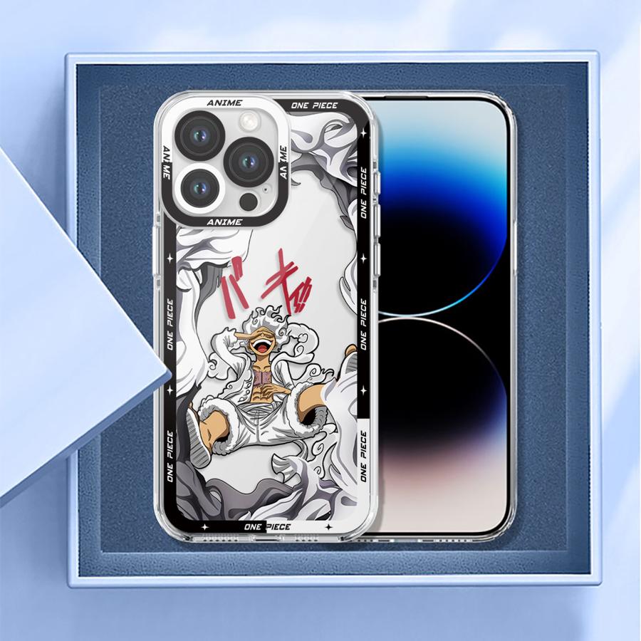 

Крутой чехол One Piece Luffy для iPhone 16 15 14 Plus 7 8 12 Mini 17 Air 16e XR 13 12 11 Pro MAX Прозрачный чехол для телефона iPhone 13