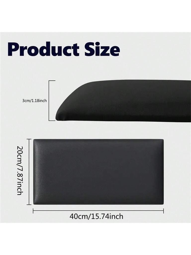 1pc 3D Wall Stickers Thicken Tatami Anti-collision Soft Back Wall Mat Anti-bump Living Room Background Wall Pad Decor