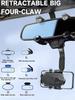 Universal Rearview Mirror Car Phone Holder – 360° Rotating Mount, Non-Blocking View, One-Hand Operation, Adjustable Size
