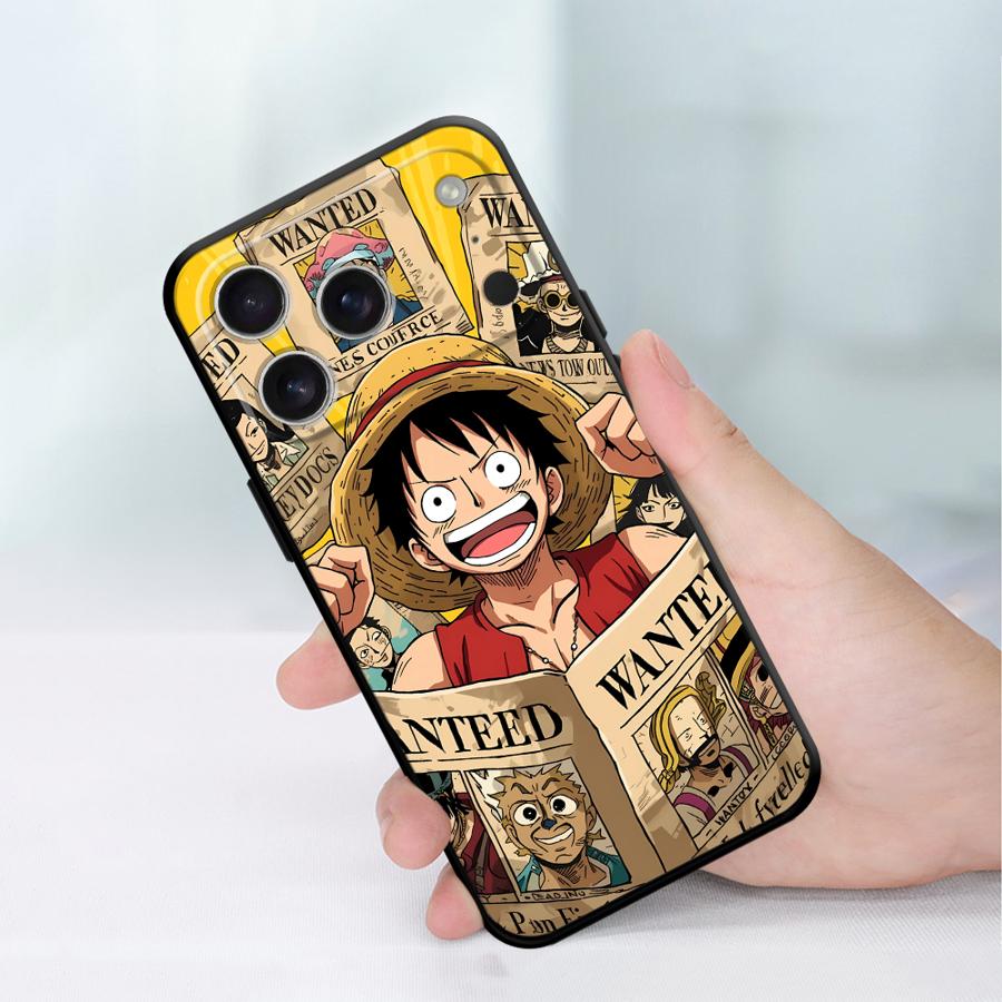 Anime OneS P-ieceS Pouzdro na telefon pro iPhone 17 Pro Max 7 8 12 11 SE 16 XS XR 14 15 Plus Air 13 Mini