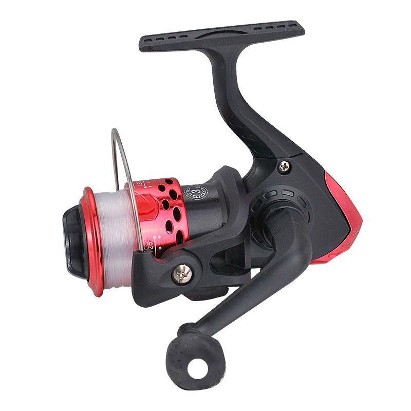 Mulinello da Spinning Modello 200 con Filo – Mulinello da Pesca Compatto per Canne da Mare e da Spinning