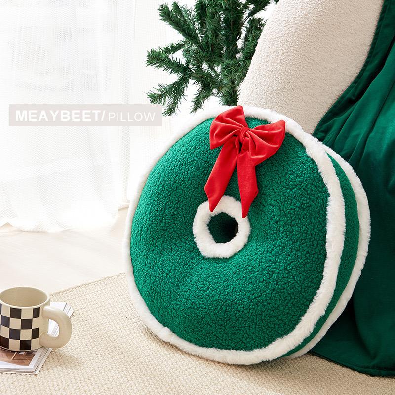Christmas Tree Socks Ginger Bread Plush Toys Pillow Stuffed Chocolate Cabin House Decor Candy Cane Xmas Parsty Pillow Doll
