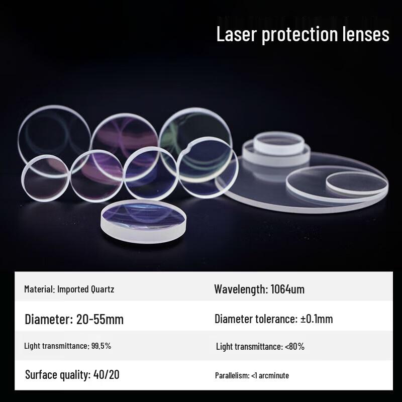 Jiubei Imported Quartz Laser Protective Lens