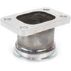 Stainless Steel T3 to 2.5in V Band Turbo Flange Adapter, 4 Bolt Conversion for Car Applications