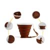 270MLMini Retractable Cup Folding Cup SiliconeOutside Travel Portable Teacup Coffee Drinking Mug with Lid High Quality Practical Daily Use