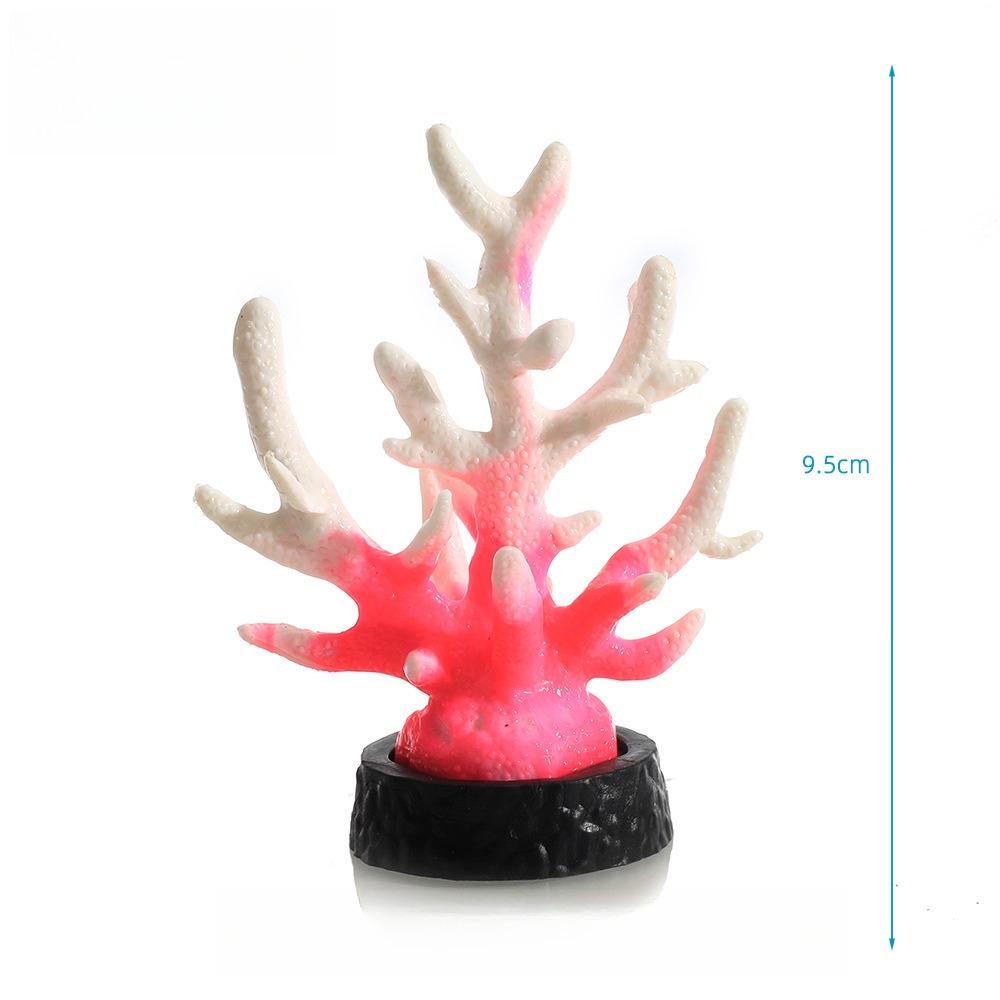 1pcs Artificial Coral, PVC Imitation Coral Reef Decoration, Artificial Aquarium Decoration Coral, Small Fish Tank Decoration Coral
