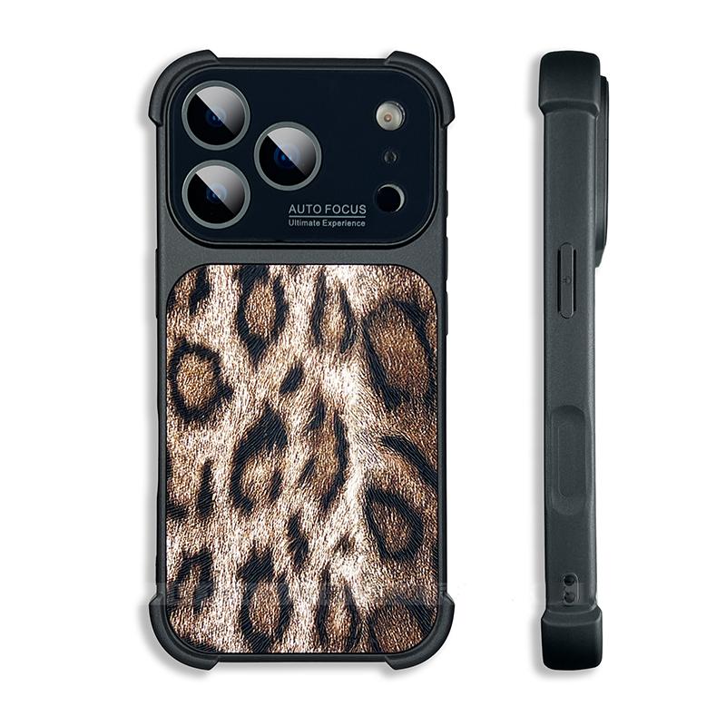 Retro Popular Leopard Print Shockproof Phone Case For For Iphone 17 Pro Max Air 16 1 14 Plus 13 Camera Lens Protections Back Cover