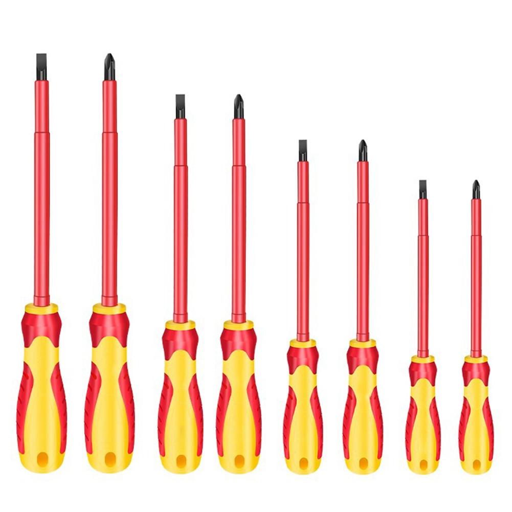 Изолированная отвертка шлицевая крестовая отверточная бита многофункциональная отвертка электроинструмент инструмент электрика для обслуживания 3MM Cross