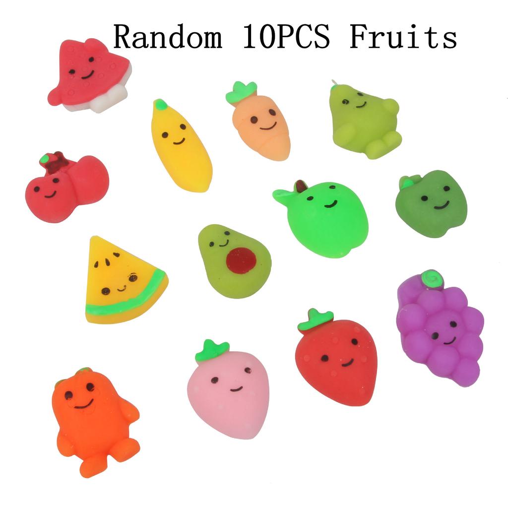 Cartoon-Tiere Stressabbau Spielzeug für Jungen Mädchen Geburtstagsparty Mitgebsel Halloween Obsttiere Füllung Karneval Kinderparty Zubehör