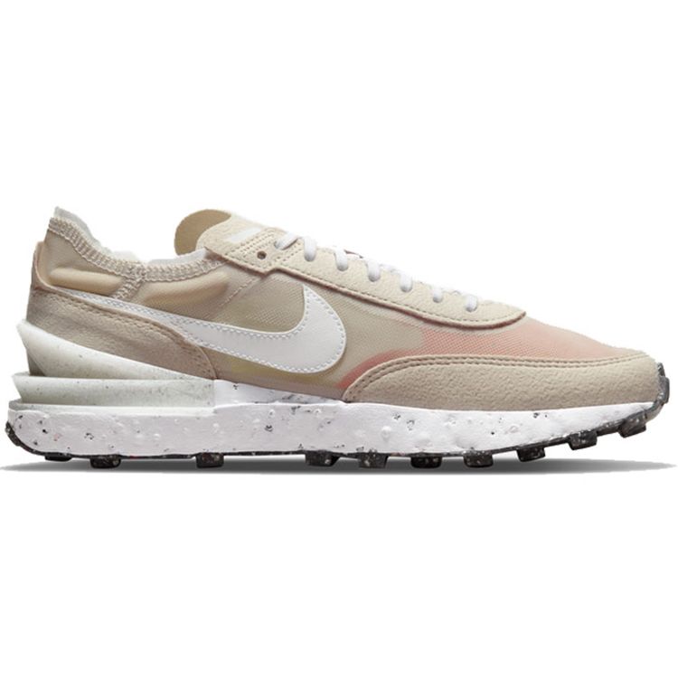 Nike Waffle One Crater SE Kremowo-Białe Damskie Sneakersy Kremowo-Ii Pomarańczowe Czarne DJ9640-200