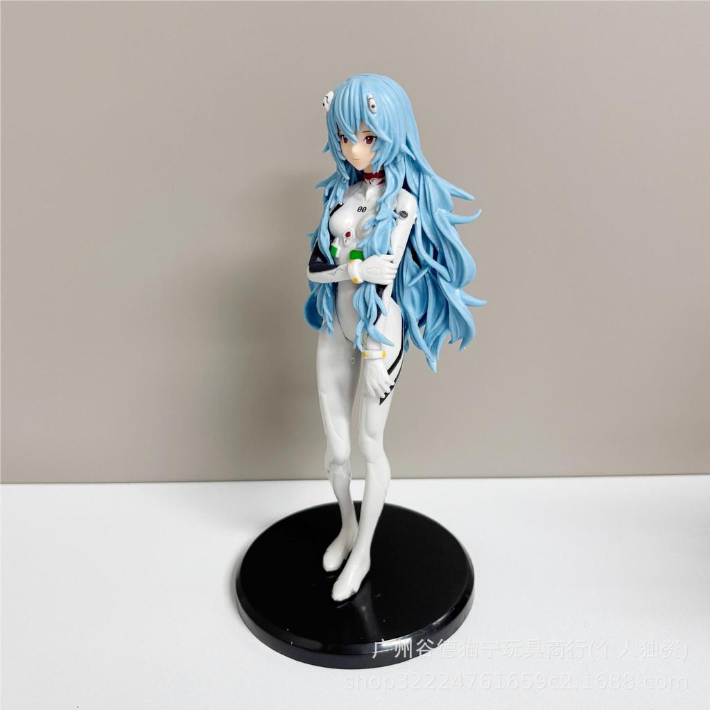 Anime EVA Ayanami Rei Asuka Kawaii Figure PVC Model Toys Doll Collect Ornaments Gifts